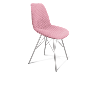 Обеденный стул SHT-ST29-С22 / SHT-S37 (розовый зефир/хром лак) в Нижнем Новгороде - предосмотр