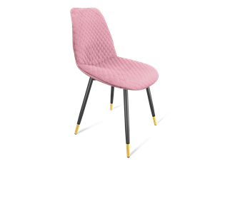 Обеденный стул SHT-ST29-С22 / SHT-S95-1 (розовый зефир/черный муар/золото) в Нижнем Новгороде
