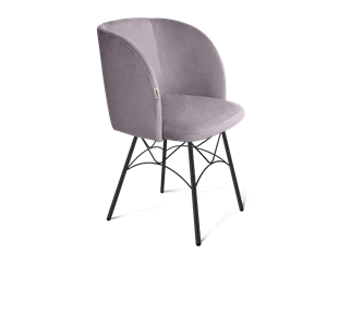 Обеденный стул SHT-ST33 / SHT-S107 (сиреневая орхидея/черный муар) в Нижнем Новгороде - предосмотр
