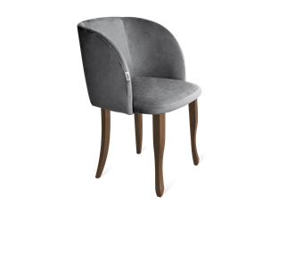 Обеденный стул SHT-ST33 / SHT-S122 (угольно-серый/темный орех/черный муар) в Нижнем Новгороде - предосмотр