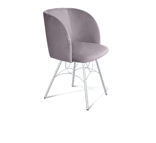 Обеденный стул SHT-ST33 / SHT-S100 (сиреневая орхидея/хром лак) в Нижнем Новгороде - предосмотр