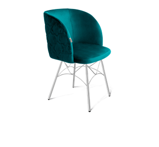 Обеденный стул SHT-ST33-1 / SHT-S107 (альпийский бирюзовый/хром лак) в Нижнем Новгороде
