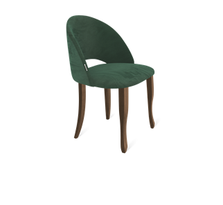 Обеденный стул SHT-ST34 / SHT-S122 (лиственно-зеленый/темный орех/черный муар) в Нижнем Новгороде