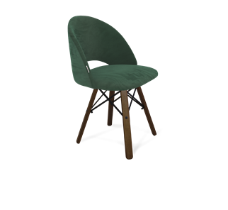 Обеденный стул SHT-ST34 / SHT-S70 (лиственно-зеленый/темный орех/черный муар) в Нижнем Новгороде - предосмотр