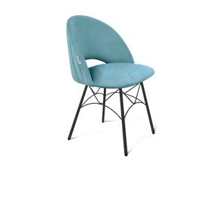 Обеденный стул SHT-ST34-1 / SHT-S107 (голубая пастель/черный муар) в Нижнем Новгороде