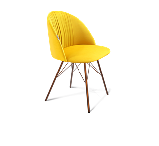 Обеденный стул SHT-ST35-1 / SHT-S37 (имперский жёлтый/медный металлик) в Нижнем Новгороде - предосмотр