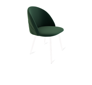 Обеденный стул SHT-ST35-2 / SHT-S95-1 (лиственно-зеленый/белый муар) в Нижнем Новгороде