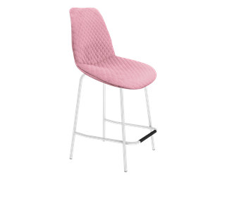 Полубарный стул SHT-ST29-С22 / SHT-S29P-1 (розовый зефир/белый муар) в Нижнем Новгороде