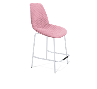 Полубарный стул SHT-ST29-С22 / SHT-S29P-1 (розовый зефир/хром лак) в Нижнем Новгороде - предосмотр
