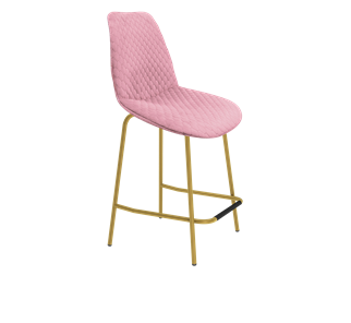 Полубарный стул SHT-ST29-С22 / SHT-S29P-1 (розовый зефир/золото) в Нижнем Новгороде
