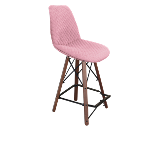 Полубарный стул SHT-ST29-С22 / SHT-S80-1 (розовый зефир/темный орех/черный) в Нижнем Новгороде