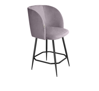 Полубарный стул SHT-ST33 / SHT-S148-1 (сиреневая орхидея/черный муар/золото) в Нижнем Новгороде