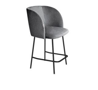Полубарный стул SHT-ST33 / SHT-S29P-1 (угольно-серый/черный муар) в Нижнем Новгороде
