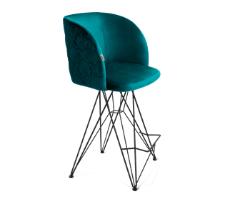 Полубарный стул SHT-ST33-1 / SHT-S66-1 (альпийский бирюзовый/черный муар) в Нижнем Новгороде