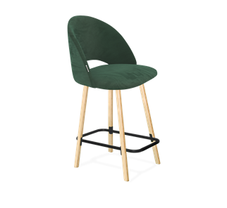 Полубарный стул SHT-ST34 / SHT-S94-1 (лиственно-зеленый/прозрачный лак/черный муар) в Нижнем Новгороде