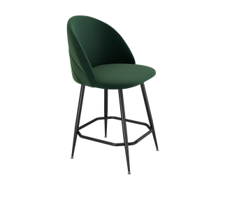 Полубарный стул SHT-ST35-2 / SHT-S148-1 (лиственно-зеленый/черный муар) в Нижнем Новгороде