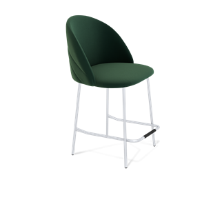 Полубарный стул SHT-ST35-2 / SHT-S29P-1 (лиственно-зеленый/хром лак) в Нижнем Новгороде