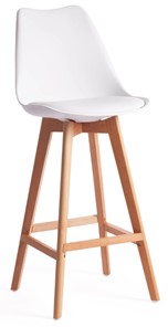 Барный стул TULIP BAR (mod. C1014H) 57х48х104 белый 018 /натуральный арт.19650 в Нижнем Новгороде