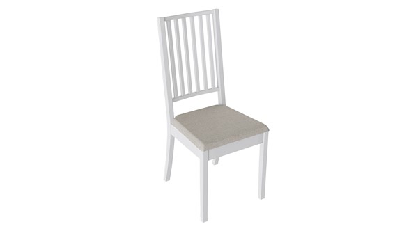 Обеденный стул Родос 2 (Белый матовый/тк № 110) в Нижнем Новгороде - изображение