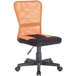 Офисное кресло Brabix Smart MG-313 (без подлокотников, комбинированное, черное/оранжевое) в Нижнем Новгороде - предосмотр