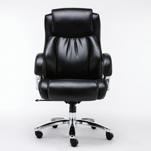 Кресло Brabix Premium Status HD-003 (рециклированная кожа, хром, черное) 531821 в Нижнем Новгороде - предосмотр