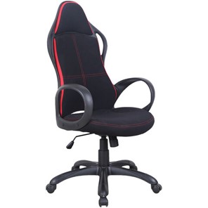 Компьютерное кресло Brabix Premium Force EX-516 (ткань, черное/вставки красные) 531571 в Нижнем Новгороде - предосмотр