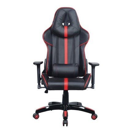 Офисное кресло Brabix GT Carbon GM-120 (две подушки, экокожа, черное/красное) 531931 в Нижнем Новгороде - изображение