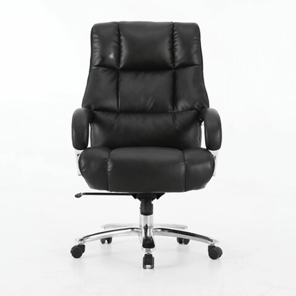 Кресло офисное Brabix Premium Bomer HD-007 (рециклированная кожа, хром, черное) 531939 в Нижнем Новгороде - изображение
