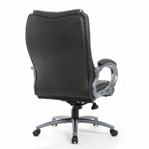 Офисное кресло Brabix Premium Strong HD-009 (экокожа черная, ткань серая) в Нижнем Новгороде - предосмотр 2