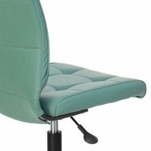 Компьютерное кресло Brabix Stream MG-314 (без подлокотников, пятилучие серебристое, экокожа, серо-голубое) 532079 в Нижнем Новгороде - предосмотр 5