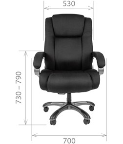 Офисное кресло CHAIRMAN 410 Акриловая ткань SX Черный в Нижнем Новгороде - предосмотр 1