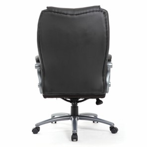 Офисное кресло Brabix Premium Strong HD-009 (экокожа черная, ткань серая) в Нижнем Новгороде - предосмотр 3