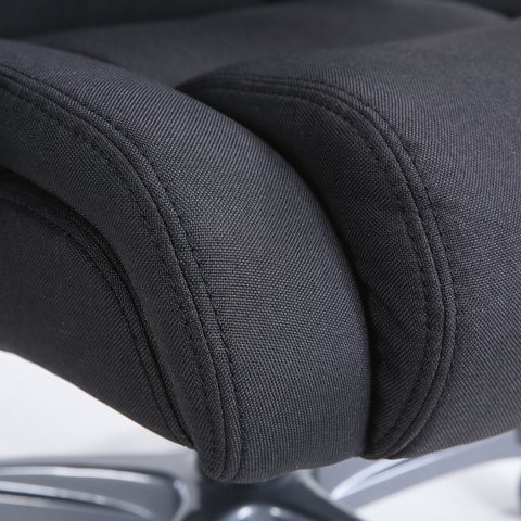 Кресло офисное Brabix Premium Solid HD-005 (ткань, черное) 531822 в Нижнем Новгороде - изображение 8