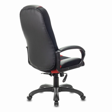 Компьютерное кресло Brabix Premium Rapid GM-102 (экокожа/ткань, черное/красное) 532107 в Нижнем Новгороде - изображение 2