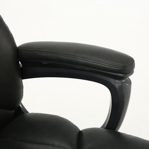 Кресло Brabix Premium Favorite EX-577 (пружинный блок, рециклированная кожа, серое) 531935 в Нижнем Новгороде - изображение 10
