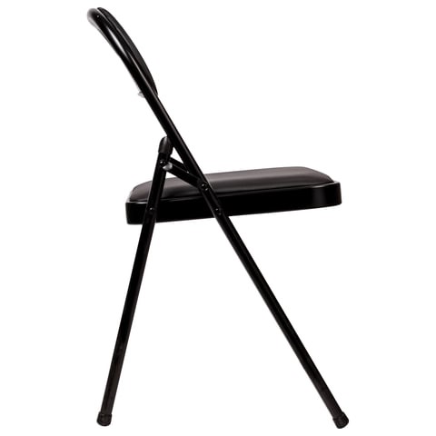 Офисный стул складной Brabix Golf Plus CF-003 Комфорт (черный каркас, кожзам черный) в Нижнем Новгороде - изображение 2