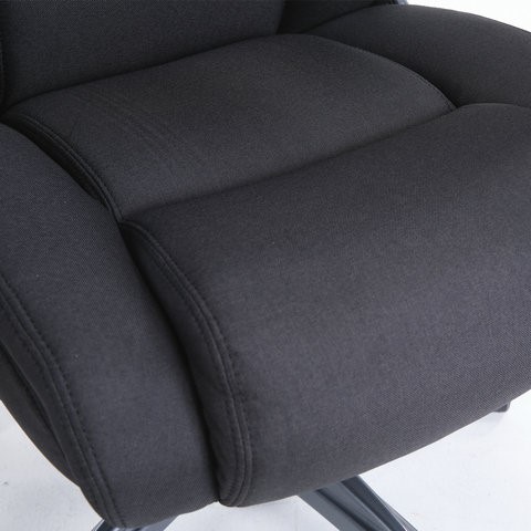 Кресло офисное Brabix Premium Solid HD-005 (ткань, черное) 531822 в Нижнем Новгороде - изображение 7