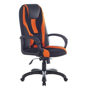 Компьютерное кресло Brabix Premium Rapid GM-102 (экокожа/ткань, черно/оранжевое) в Нижнем Новгороде - предосмотр 3