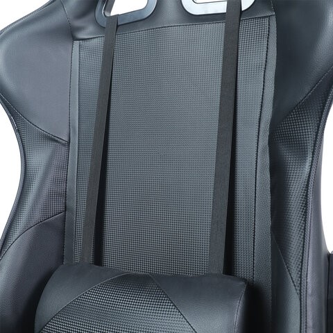 Компьютерное кресло Brabix GT Carbon GM-115 (две подушки, экокожа, черное) 531932 в Нижнем Новгороде - изображение 6