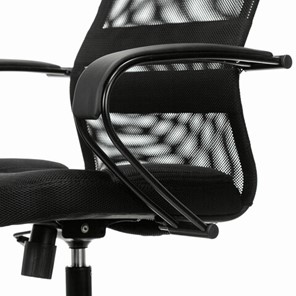 Кресло Brabix Premium Stalker EX-608 PL (ткань-сетка/кожзам, черное) 532090 в Нижнем Новгороде - предосмотр 8
