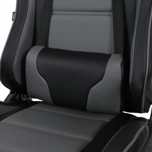 Компьютерное кресло Brabix GT Racer GM-100 (две подушки, экокожа, черное/серое) 531926 в Нижнем Новгороде - предосмотр 7