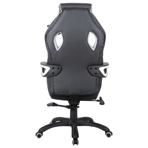 Кресло Brabix Techno Pro GM-003 (экокожа, черное/серое, вставки серые) в Нижнем Новгороде - изображение 5