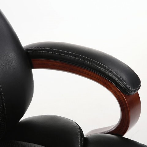 Кресло Brabix Premium Magnum EX-701 (дерево, рециклированная кожа, черное) 531827 в Нижнем Новгороде - изображение 6