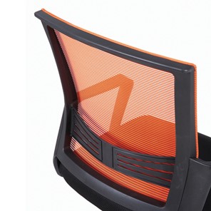 Кресло компьютерное Brabix Balance MG-320 (с подлокотниками, комбинированное черное/оранжевое) в Нижнем Новгороде - предосмотр 8