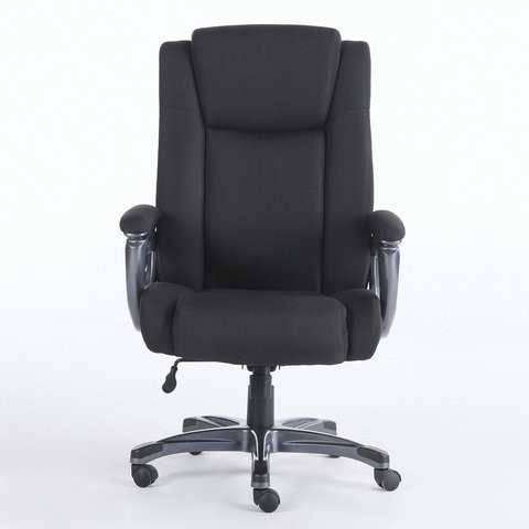 Кресло офисное Brabix Premium Solid HD-005 (ткань, черное) 531822 в Нижнем Новгороде - изображение 2