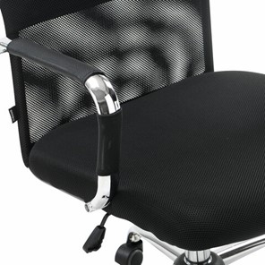 Офисное кресло Brabix Fit EX-514 (с подголовником, хром, черное) 531949 в Нижнем Новгороде - предосмотр 7