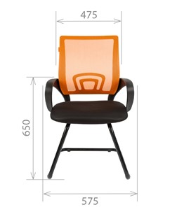 Компьютерное кресло CHAIRMAN 696V, цвет оранжевый в Нижнем Новгороде - предосмотр 1
