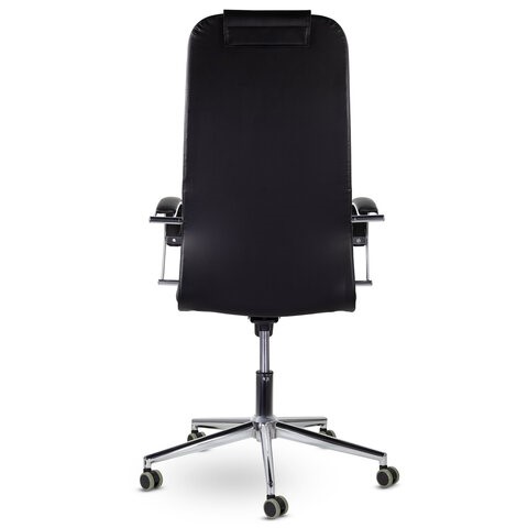 Компьютерное кресло Brabix Premium Pilot EX-610 CH (хром, кожзам, черное) 532418 в Нижнем Новгороде - изображение 4