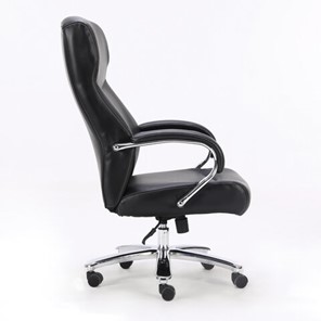 Офисное кресло Brabix Total HD-006 (экокожа, хром, черное) 531933 в Нижнем Новгороде - предосмотр 1