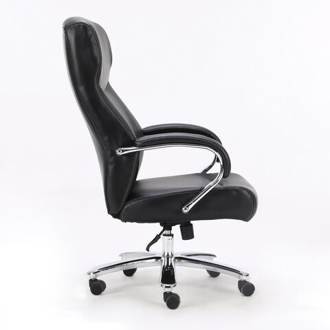Офисное кресло Brabix Total HD-006 (экокожа, хром, черное) 531933 в Нижнем Новгороде - изображение 1